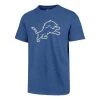 47 Brand Detroit Lions Club Imprint T-Shirt Blue