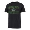47 Brand Green Bay Packers Union Arch Franklin T-Shirt Black
