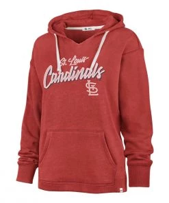 47 Brand Women's St. Louis Cardinals On Rise Kennedy Hoodie Red