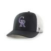47 Brand Colorado Rockies Trucker Hat Black