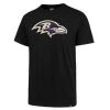 47 Brand Baltimore Ravens Imprint T-Shirt Black