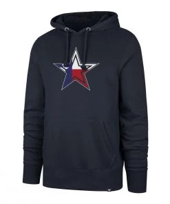 47 Brand Dallas Cowboys Flag Hoodie Navy