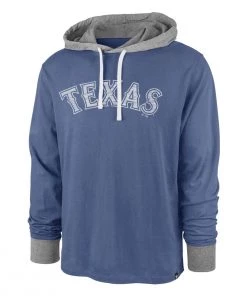 47 Brand Texas Rangers Domino Hoodie Blue