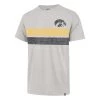 47 Brand Iowa Hawkeyes Bars T-Shirt Grey Heather