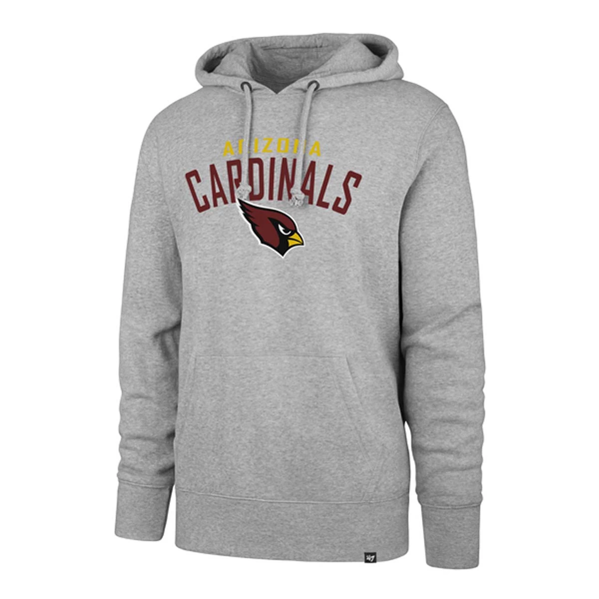 47 Brand Arizona Cardinals Outrush Hoodie Grey Heather 3 47 Brand Arizona Cardinals Outrush Hoodie Grey Heather - Image 3