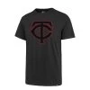 47 Brand Minnesota Twins Pop Imprint T-Shirt Charcoal