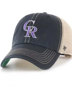 47 Brand Colorado Rockies Trawler Clean Up Hat Black