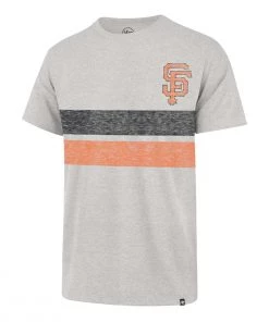 47 Brand San Francisco Giants Bars Bond Franklin T-Shirt Grey Heather