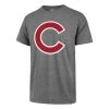 47 Brand Chicago Cubs Imprint Rival C T-Shirt Grey Heather