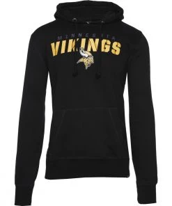 47 Brand Minnesota Vikings Traction Hoodie Black