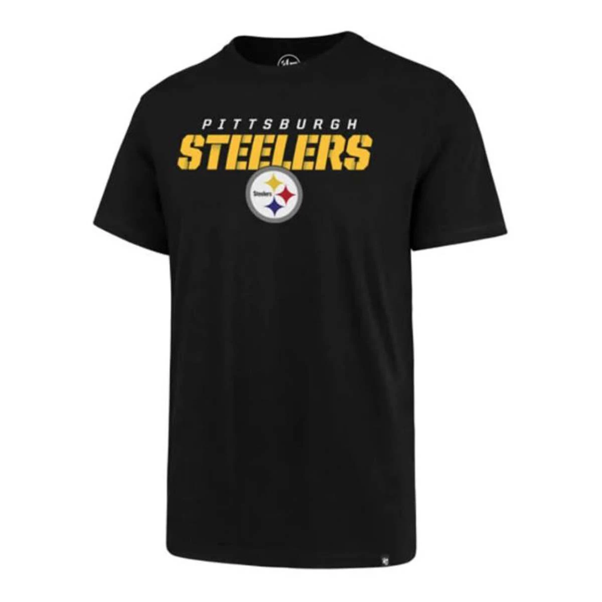 47 Brand Pittsburgh Steelers Traction T-Shirt Black 2 47 Brand Pittsburgh Steelers Traction T-Shirt Black - Image 2