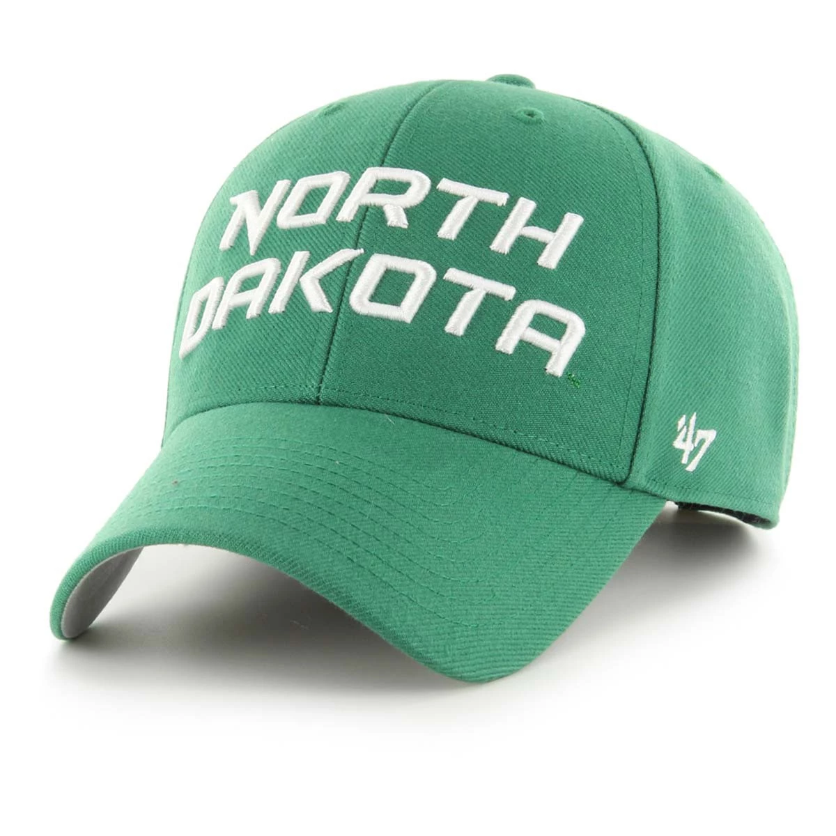 47 Brand North Dakota Fighting Hawks MVP Wordmark Hat Kelly Green 1 47 Brand North Dakota Fighting Hawks MVP Wordmark Hat Kelly Green