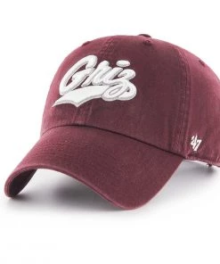 47 Brand Montana Grizzlies Clean Up Hat Maroon -47 Brand Sales unnamed file 115