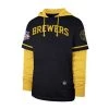 47 Brand Milwaukee Brewers Trifecta Shortstop Hoodie Navy