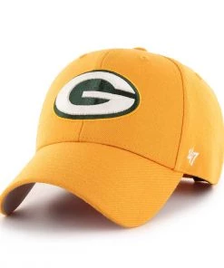 47 Brand Green Bay Packers MVP Adjustable Hat Gold