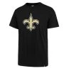 47 Brand New Orleans Saints Super Rival Imprint T-Shirt Black