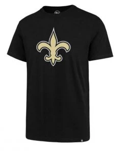 47 Brand New Orleans Saints Super Rival Imprint T-Shirt Black