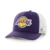 47 Brand Los Angeles Lakers Trucker Adjustable Hat Purple