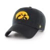 47 Brand Iowa Hawkeyes Cleanup Hat Black