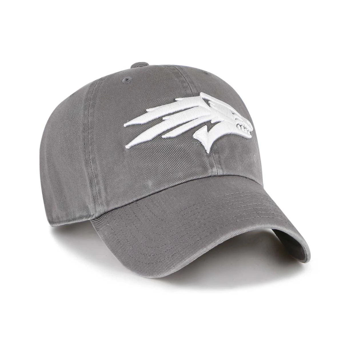 47 Brand Nevada Wolf Pack Wolfie Cleanup Hat Charcoal 2 47 Brand Nevada Wolf Pack Wolfie Cleanup Hat Charcoal - Image 2