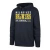 47 Brand Milwaukee Brewers Gameplan Hoodie Navy