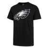 47 Brand Philadelphia Eagles Super Rival Imprint T-Shirt Black