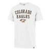 47 Brand Colorado Eagles Track Scrum T-Shirt White