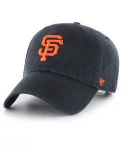 47 Brand San Francisco Giants Black Clean Up Hat