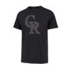 47 Brand Colorado Rockies Franklin Fade T-Shirt Flint