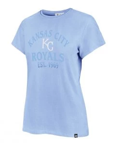 47 Brand Women's Kansas City Royals Fade Up Frankie T-Shirt Blue -47 Brand Sales unnamed file 1326