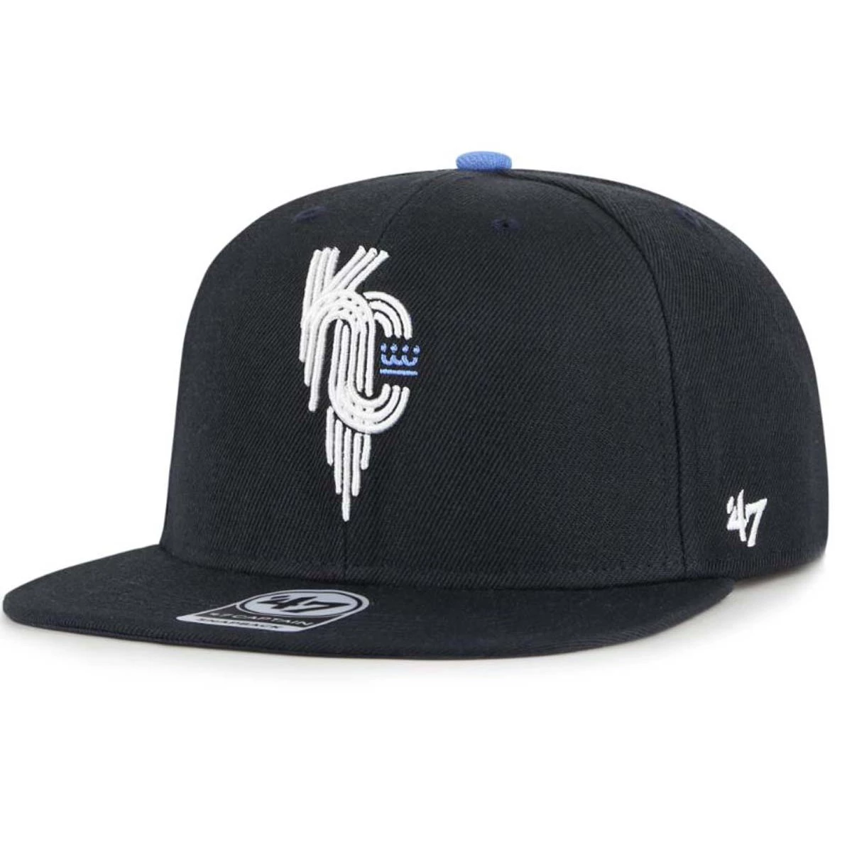 47 Brand Kansas City Royals City Connect Captain Hat Navy 2 47 Brand Kansas City Royals City Connect Captain Hat Navy - Image 2