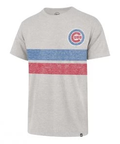 47 Brand Chicago Cubs Bars Bond Franklin T-Shirt Grey Heather