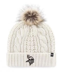 47 Brand Women's Minnesota Vikings Meeko Beanie White -47 Brand Sales unnamed file 1434