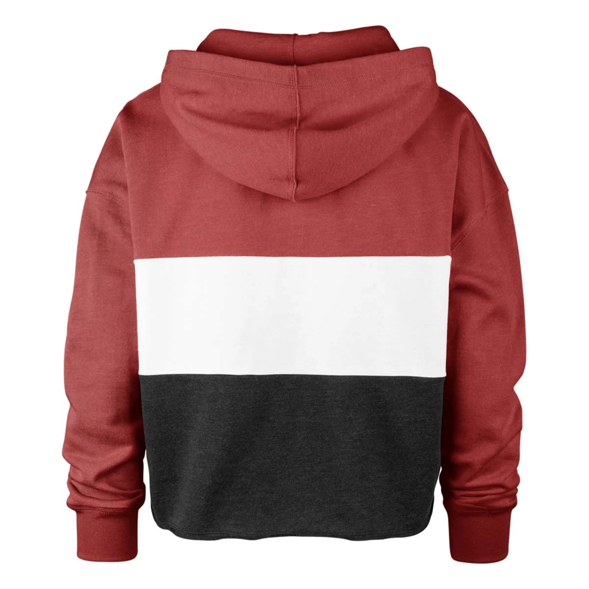 47 Brand Women's Utah Utes Lizzy Hoodie Red 2 47 Brand Women's Utah Utes Lizzy Hoodie Red - Image 2