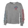 47 Brand Women's Texas Rangers Parkway Long Sleeve Shirt Grey Heather