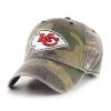 47 Brand Kansas City Chiefs Camo Clean Up Adjustable Hat
