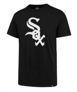 47 Brand Chicago White Sox Imprint Super Rival T-Shirt Black