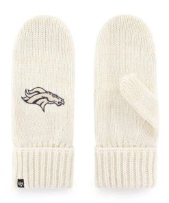 47 Brand Women's Denver Broncos Meeko Mittens White