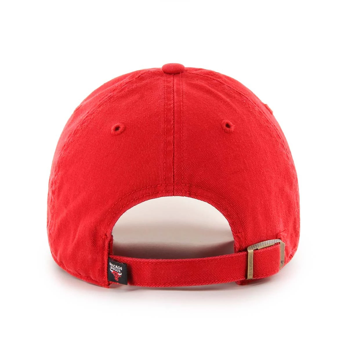 47 Brand Chicago Bulls Clean Up Adjustable Hat Red 2 47 Brand Chicago Bulls Clean Up Adjustable Hat Red - Image 2