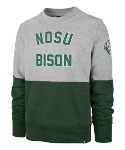 47 Brand North Dakota State Bison Gibson Crewneck Sweatshirt Grey Heather -47 Brand Sales unnamed file 1499