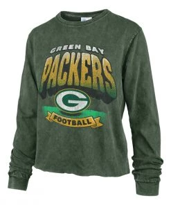 47 Brand Women's Green Bay Packers Indio Crop Top