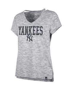 47 Brand New York Yankees Haze V-Neck T-Shirt Navy