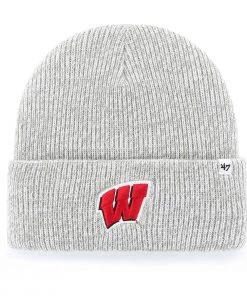 47 Brand Wisconsin Badgers Brain Freeze Beanie Grey -47 Brand Sales unnamed file 1669