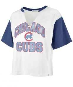47 Brand Women's Chicago Cubs Dolly Inner Glow T-Shirt Sand