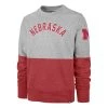 47 Brand Nebraska Cornhuskers Gibson Crewneck Sweatshirt Grey Heather