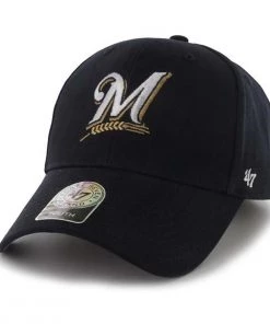 47 Brand Kids' Milwaukee Brewers MVP Hat Navy -47 Brand Sales unnamed file 1724