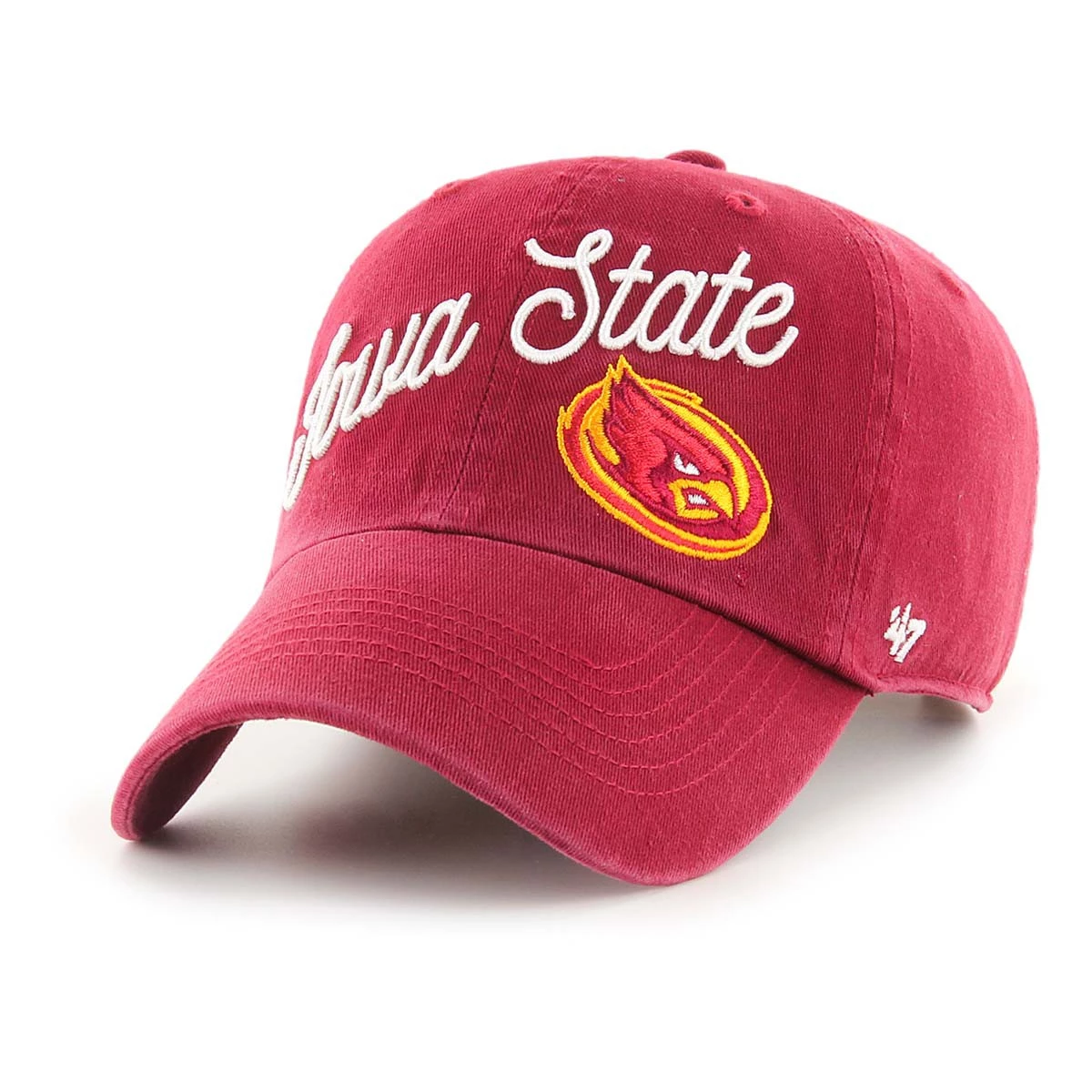 47 Brand Women's Iowa State Cyclones Millie Cleanup Hat Cardinal 4 47 Brand Women's Iowa State Cyclones Millie Cleanup Hat Cardinal - Image 4