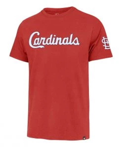 47 Brand St. Louis Cardinals Fieldhouse Script T-Shirt Red