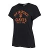 47 Brand Women's San Francisco Giants Fade Up Frankie T-Shirt Black