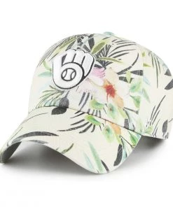 47 Brand Women's Milwaukee Brewers Bloom Adjustable Hat White -47 Brand Sales unnamed file 1748